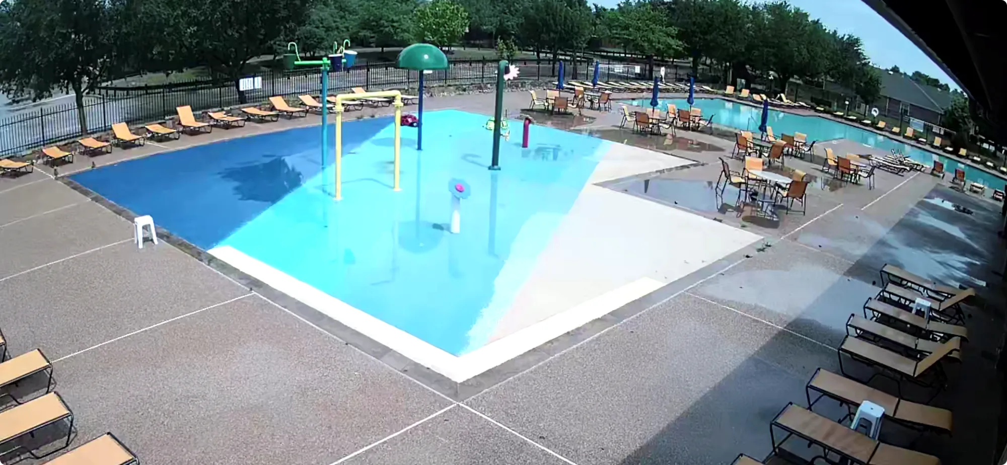 The Travis Ranch splash pad